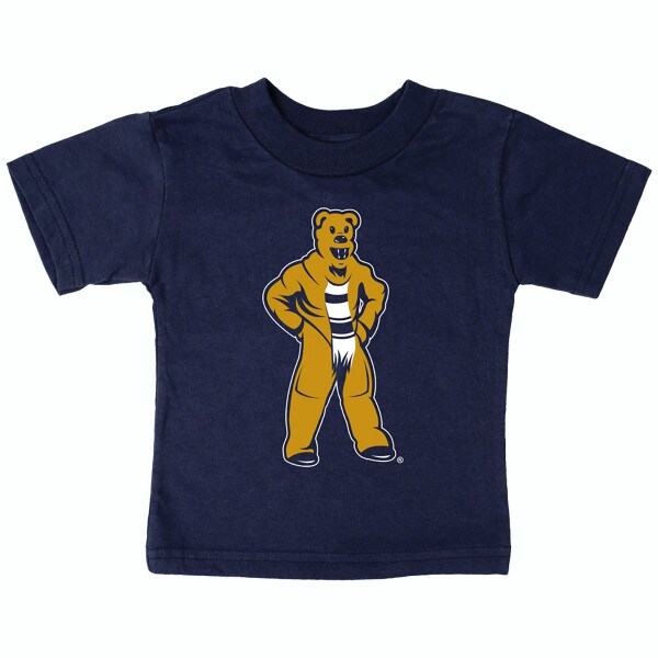 navy infant short sleeve t-shirt with Penn State Nittany Lion Mascot